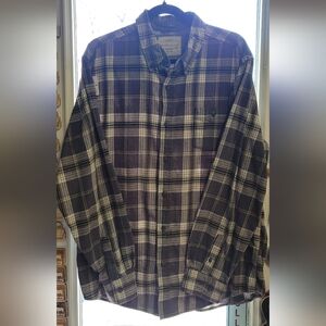 Mens vintage weatherproof flannel